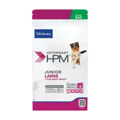 Virbac HPM Junior Large Dog- за млади кучета едри породи от 8 до 18 месеца - 12 кг