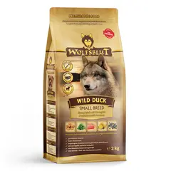 Wolfsblut Wild Duck Small Breed - суха храна за кучета от дребни породи с дива патица и картофи, 2 кг