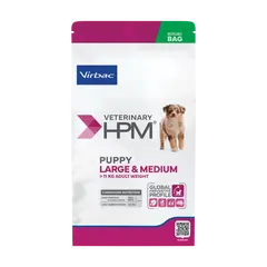 Virbac HPM Puppy Large & Medium Dog- за кученца средни и едри породи - 12 кг