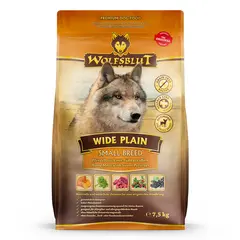 Wolfsblut Wide Plain Small Breed - суха храна за дребни породи кучета с конско и сладки картофи, 7.5 кг