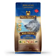 Wolfsblut Wild Pacific Adult - храна за кучета с дива тихоокеанска риба и картофи, 2 кг