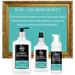 Barkin & Meowson MedЕxpert Chlorhexidine - сух шампоан-пяна без изплакване, 150 мл