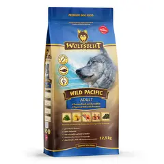 Wolfsblut Wild Pacific Adult - храна за кучета с дива тихоокеанска риба и картофи, 12,5 кг