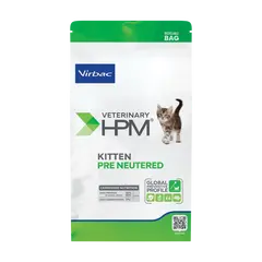 Virbac HPM Kitten Pre Neutered Cat - пълноценна храна за малки котенца до 12 месечна възраст или до до кастрация - 1,5 кг