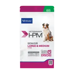 Virbac HPM Senior Large & Medium Dog - за кучета средни породи над 8 години и кучета големи породи над 6 години - 12 кг