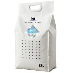 Weelitter PLUS Milk Shake 18 л. - Натурална, биоразградима соева котешка тоалетна + тапиока, аромат Млечен шейк - 18л
