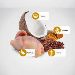 N&D Quinoa Skin & Coat with Quail for adult MEDIUM & MAXI dog – суха храна без зърнени култури, за здрава кожа и козина за средни и едри породи, с пъдпъдък - 7 кг