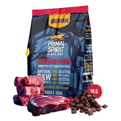 Primal Spirit Iberian pork - Суха храна за кучета с иберийско свинско месо - 12 кг