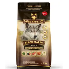 Wolfsblut Black Marsh Adult - суха храна за кучета с воден бивол и сладки картофи, 2 кг