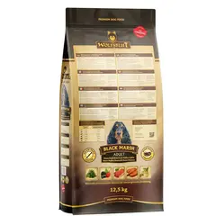 Wolfsblut Black Marsh Adult - суха храна за кучета с воден бивол и сладки картофи, 12,5 кг