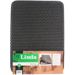Linda Clean Paws - килимче за котки за почистване на лапичките при излизане от тоалетната, 40x55 см