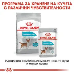 Royal Canin Mini Urinary Care - Пълноценна суха храна за кучета от дребни породи, предразположени към уринарни проблеми, 1 кг