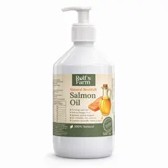 Rolf's Farm Salmon Oil - Шотландско масло от сьомга за кучета и котки - 500 мл