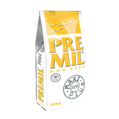 Premil Maxi Plus 23/12  -  пълноценна храна за кучета при проблеми с аналните жлези, с агнешко  - 2.5 кг