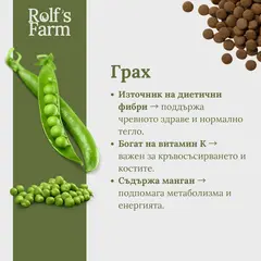 Rolf’s Farm Adult Lamb&Rice – храна за кучета над 1 година с агне и ориз, 3 кг