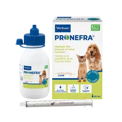 Virbac Pronefra® - Орална суспензия, подпомагаща функцията на бъбреците при кучетата и котките - 180 мл