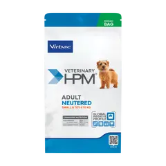 Virbac HPM Adult Neutered Dog Small & Toy- за кастрирани кучета мини и малки породи  над 10 месеца - 7 кг