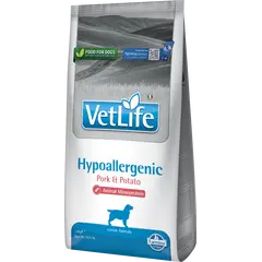 Farmina Vet Life Canine Hypoallergenic Pork & Potato - Хипоалергенна суха храна за кучета със свинско и картофи - 12 кг