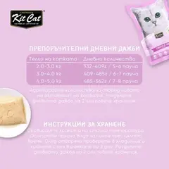 Kit Cat chicken & tuna pouch – Пълноценна мокра храна за котки в зряла възраст, пилешко и риба тон в желе, пауч 70 г