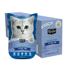 Kit Cat tuna pouch – Пълноценна мокра храна за котки в зряла възраст, риба тон  в желе, пауч 70 г