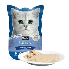Kit Cat tuna pouch – Пълноценна мокра храна за котки в зряла възраст, риба тон  в желе, пауч 70 г