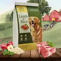 Rolf’s Farm Adult Lamb&Rice – храна за кучета над 1 година с агне и ориз, 12 кг