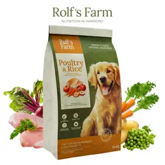 Rolf’s Farm Puppy Poultry&Rice – храна за кученца до 12 месеца с птиче и ориз, 12 кг