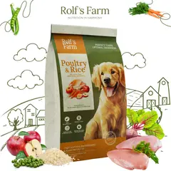 Rolf’s Farm Puppy Poultry&Rice – храна за кученца до 12 месеца с птиче и ориз, 12 кг