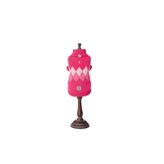 Freedog Rhombus Sweater PINK - Пуловер за кучета на ромбове, розов