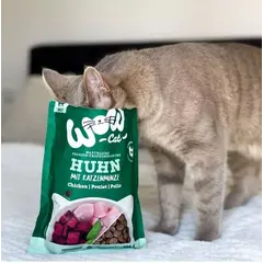 WOW Cat Adult Chicken with Catnip  - Суха храна за котки с пиле - 2 кг