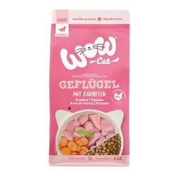 WOW Cat Junior Poultry with Carrots  - Суха храна за котенца с птиче месо и моркови - 325 г