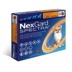 NexGard Spectra M - 7.5-15 кг - 2 КУТИИ х 3 ТАБЛЕТКИ