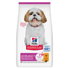 Hill's Science Plan Canine Small&Mini Mature 7+  Chicken - суха храна за възрастни кучета от малки породи над 7 години с пилешко - 3 кг