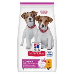 Hill's Science Plan Small&Mini Puppy Chicken - Пълноценна суха храна за кученца от малки породи, с пилешко - 3 кг