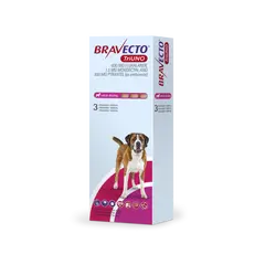 Bravecto TriUno / Бравекто ТриУно 2.5 - 5 кг - за вътрешно и външно обезпаразитяване на кучета - КУТИЯ (3 бр. таб)