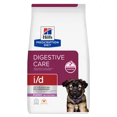 Hill's PRESCRIPTION DIET i/d PUPPY Digestive Care - лечебна суха храна за кученца с храносмилателни разстройства, с пилешко - 1,5 кг