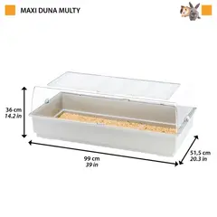 Ferplast Maxi Duna Multy - необурудвана клетка за зайци, морски свинчета и хамстери