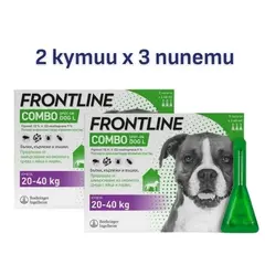 Frontline Combo Spot on L - противопаразитна пипета за кучета 20-40 кг. - 2 КУТИИ х 3 ПИПЕТИ