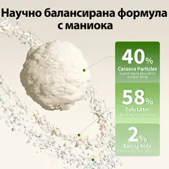 Petkit натурална котешка постелка - 2,4 кг