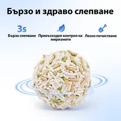 Petkit Urine Monitor 5 в 1 котешка постелка с pH тест - 2,4 кг
