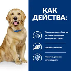 Hill's PRESCRIPTION DIET j/d – лечебна мокра храна за кучета с остеоартритни заболявания, консерва 370 г