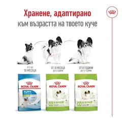 Royal Canin X-Small Adult 8+  Пълноценна суха храна за кучета от миниатюрни породи в напреднала възраст над 8 години, 1,5 кг