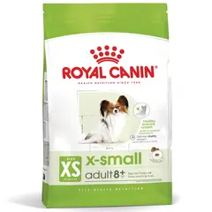 Royal Canin X-Small Adult 8+  Пълноценна суха храна за кучета от миниатюрни породи в напреднала възраст над 8 години, 1,5 кг