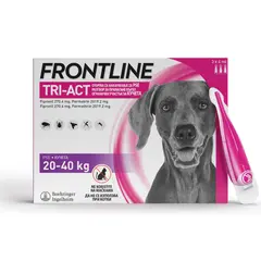 Frontline Tri-Act L 20-40 кг. - 2 КУТИИ х 3 ПИПЕТИ