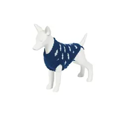 FreeDog Cloudy Sweater BLUE - пуловер за куче, син на облачета