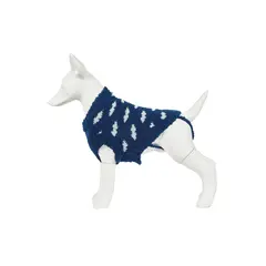 FreeDog Cloudy Sweater BLUE - пуловер за куче, син на облачета