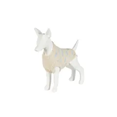 FreeDog Cloudy Sweater BEIGE - пуловер за куче, бежов на облачета