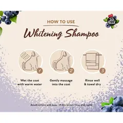 Pet Head Berry Bright Whitening Shampoo – изсветляващ шампоан за кучета с бяла или светла козина, 300 мл