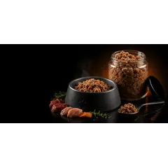 Alpha Pure - Стерилизирана храна за кучета с говеждо и зеленчуци, 8 х 500 г