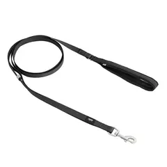Hurtta Seeker Standard Leash - Повод за кучета , цвят черен, 180 см/15 мм